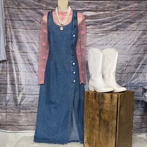 Switch Brand Country Western  Denim Dress